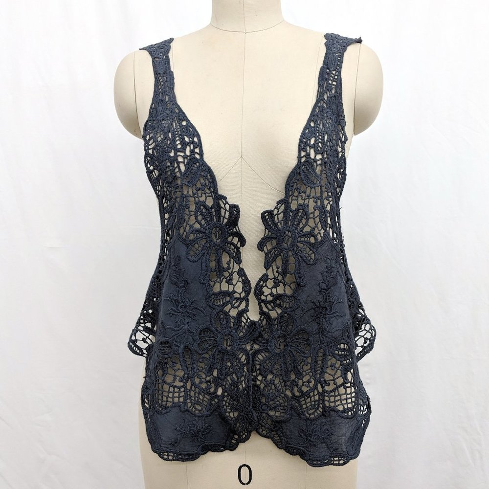 Free People lace vest